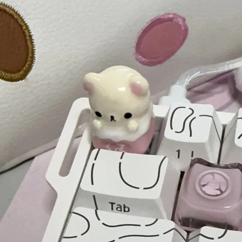 Model Kit Anime Girl - Kawaii Rilakkuma Keycaps Relax Bear Artisan