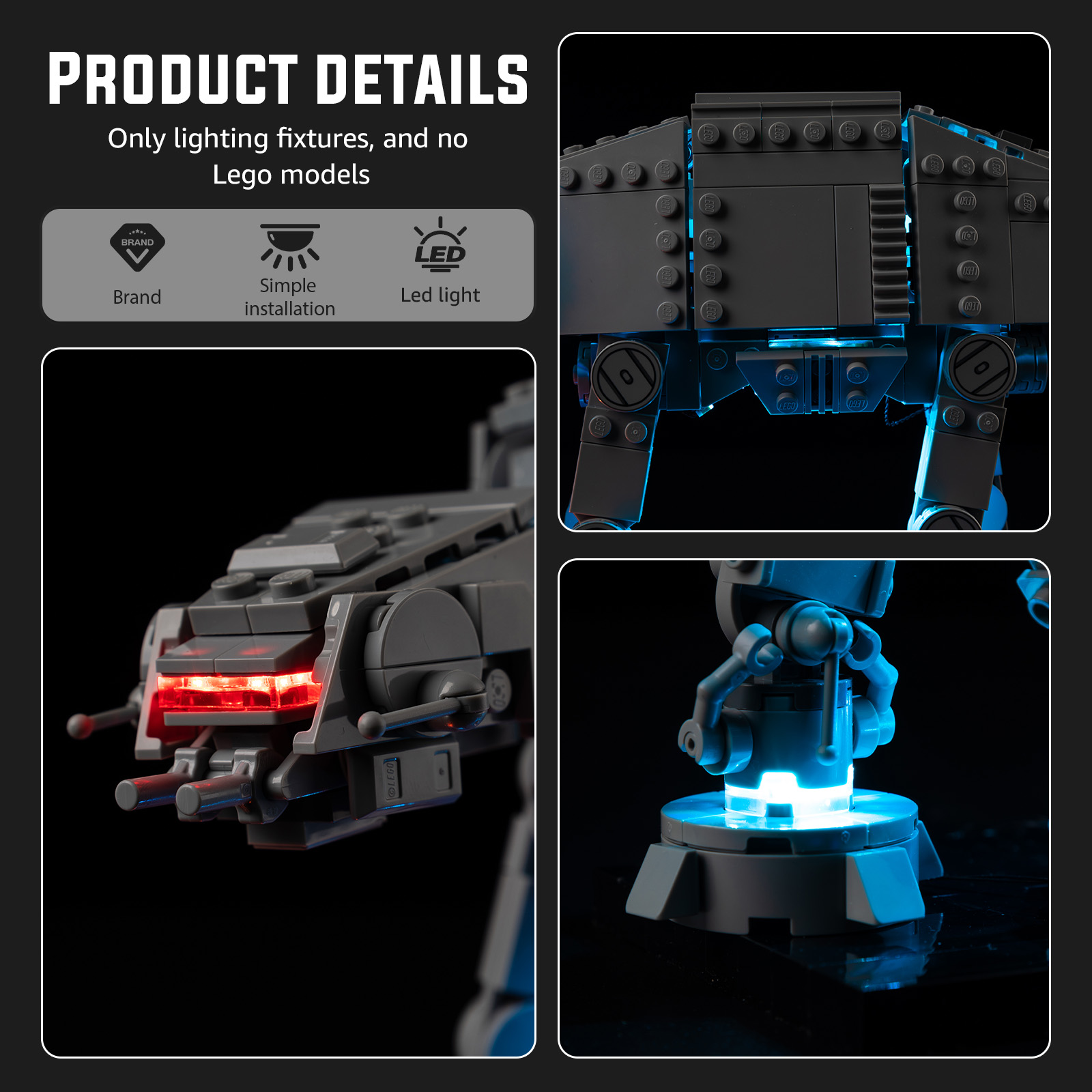 LED Light Set Suitable for Leg - огляд і ціна Model Kit Fantasy