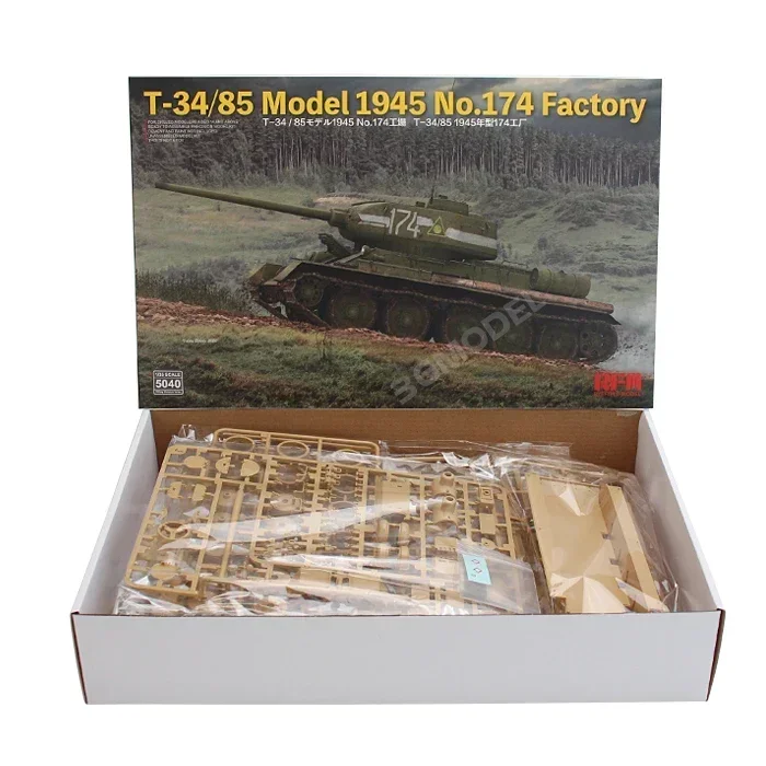 Ryefield assembly model RM-504 - огляд і ціна Paint Model Kit