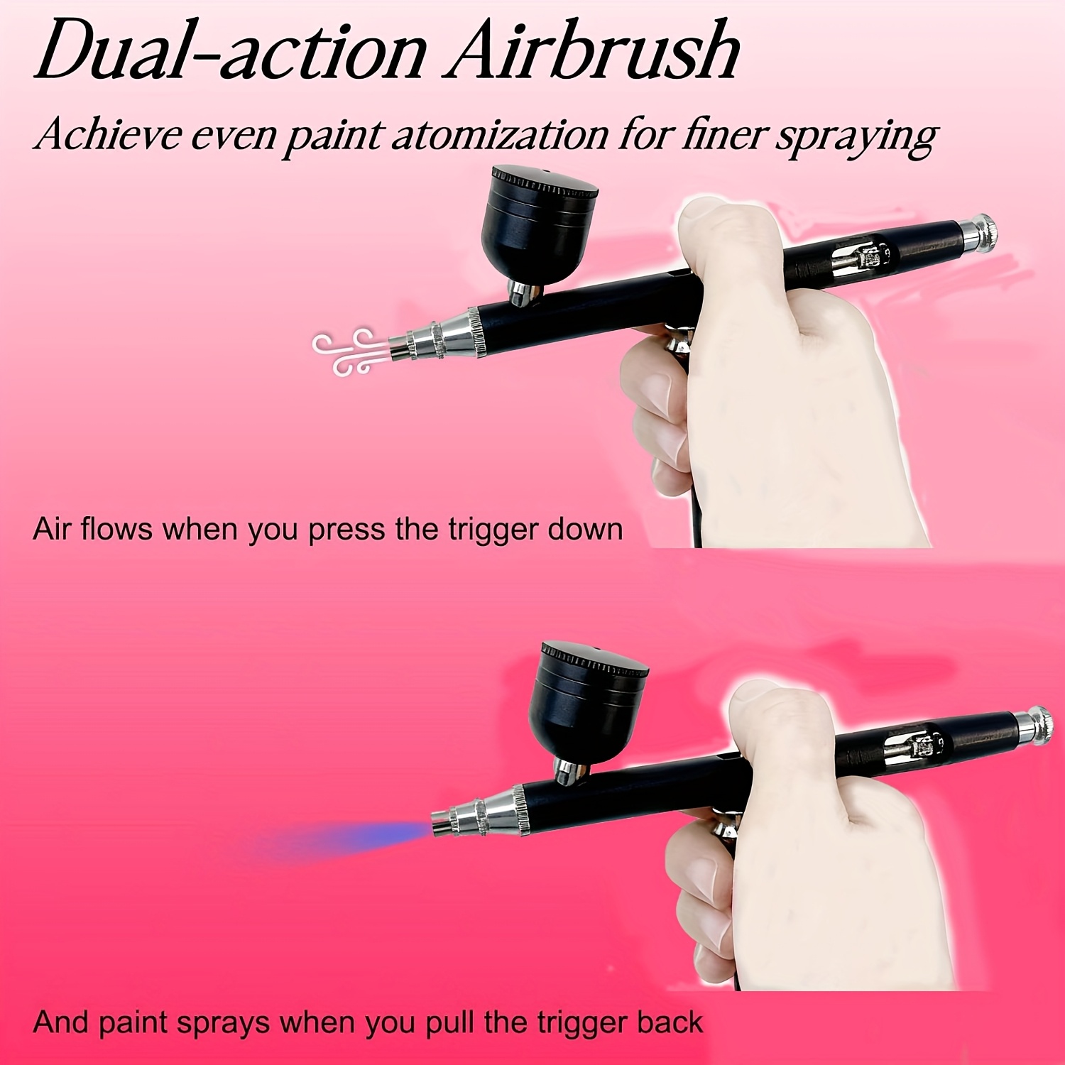 0.3mm Gravity-Feed Dual-Action - огляд і ціна Paint Model Kit