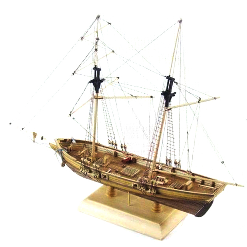 1:70 New Port Wooden Sailing B - огляд і ціна Model Kit Yacht