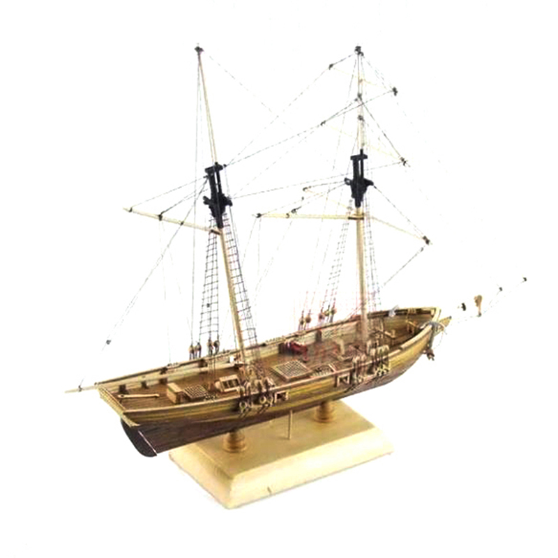 1:70 New Port Wooden Sailing B - огляд і ціна Model Kit Yacht